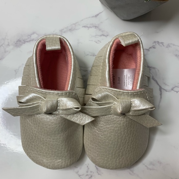 Gold Baby shoes - Picture 5 of 6